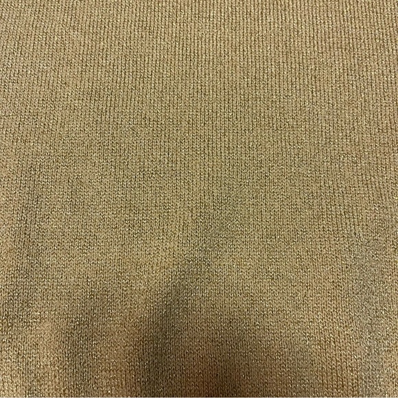 St John Basic Santana Knit Tank Blouse Top Gold Size Large - Picture 4 of 8